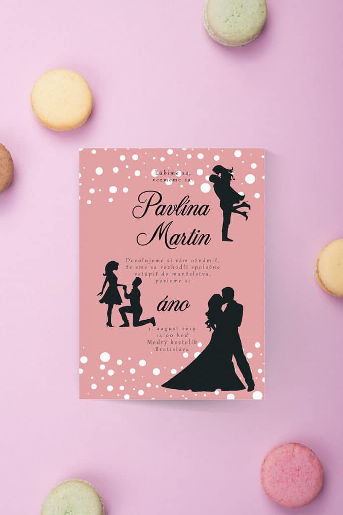 Moderní svatební oznámení SSO93