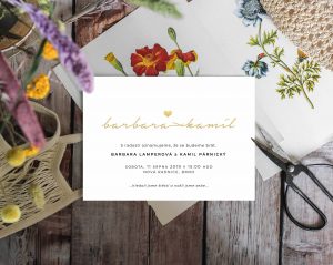 originální svatební oznámení