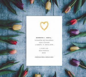originální svatební oznámení