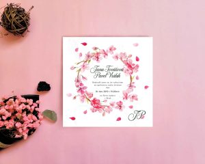 květinové svatební oznámení