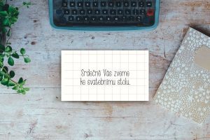 originální svatební oznámení