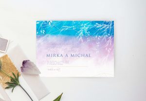 luxusní svatební oznámení