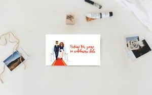 originální svatební oznámení