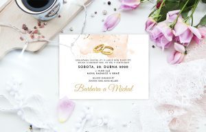 originální svatební oznámení