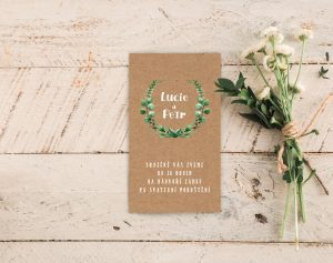 originální svatební oznámení