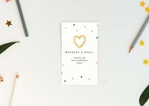 originální svatební oznámení