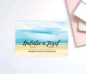 originální svatební oznámení