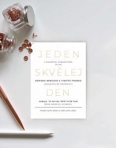 originální svatební oznámení