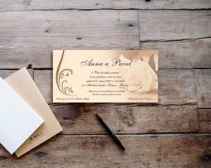 luxusní svatební oznámení