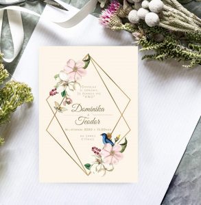 luxusní svatební oznámení