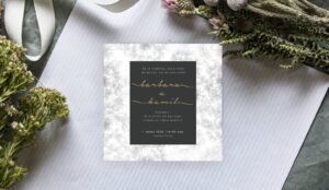 Luxusní svatební oznámení LSO100