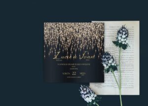 Luxusní svatební oznámení LSO115