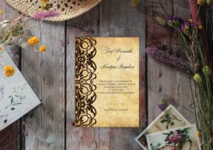 retro svatební oznámení LSO56