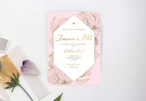 Luxusní svatební oznámení LSO77