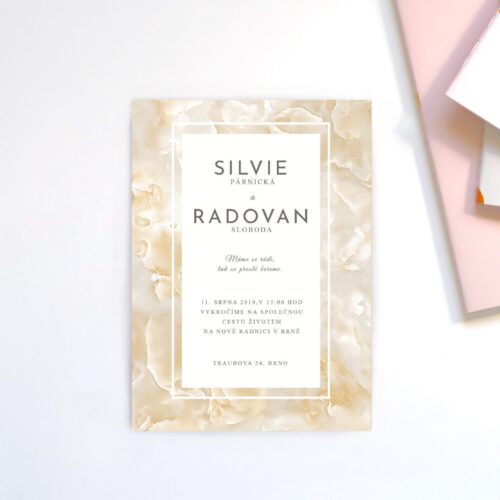 luxusní svatební oznámení LSO83