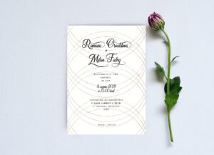 luxusní svatební oznámení LSO84