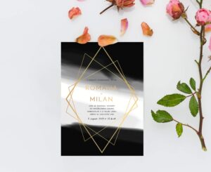 luxusní svatební oznámení LSO85