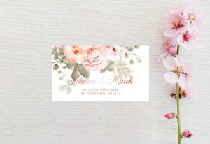luxusní svatební oznámení