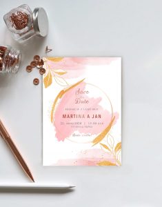 luxusní svatební oznámení