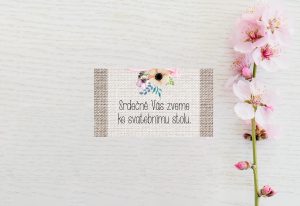 luxusní svatební oznámení