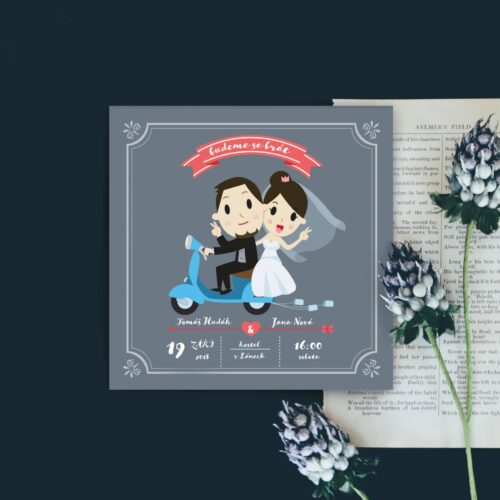 luxusní svatební oznámení