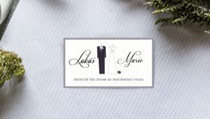 originální svatební oznámení