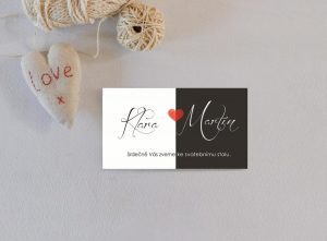 originální svatební oznámení