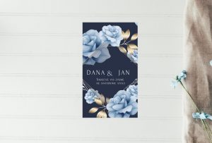 květinové svatební oznámení