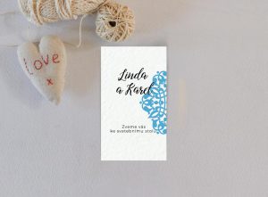 luxusní svatební oznámení