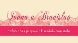 svatební oznámení