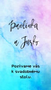 svatební oznámení