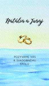 svatební oznámení