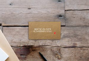 originální svatební oznámení