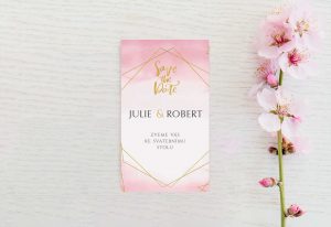 originální svatební oznámení
