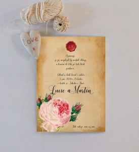 originální svatební oznámení