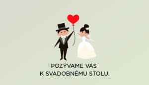 moderní svatební oznámení