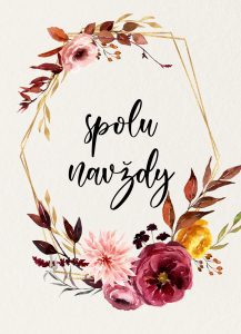 svatební oznámení