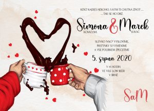 svatební oznámení