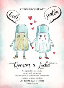 Vtipné svatební oznámení slánky