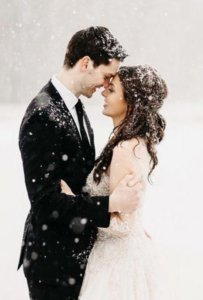 svatba v zime