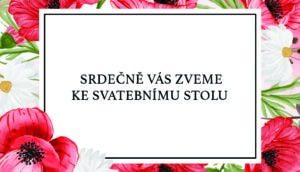 svatební oznámení