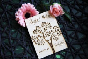 přírodní svatební oznámení