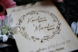 přírodní svatební oznámení