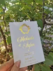 svatební oznámení