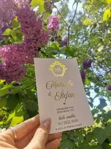 svatební oznámení