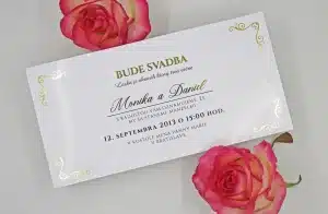 svatební oznámení