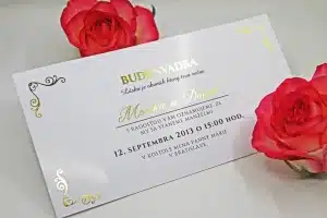 svatební oznámení