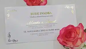 svatební oznámení