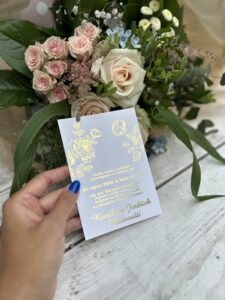 luxusní svatební oznámení