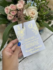 luxusní svatební oznámení